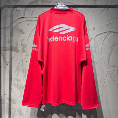 BALENCIAGA  3b Sports Icon Ski Long Sleeve T-Shirt Large Fit in Black