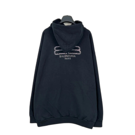 Balenciaga FELPA BB STRASS IN COTONE