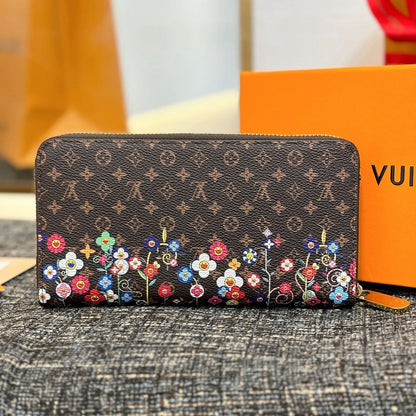 Louis Vuitton LV x TM Zippy Wallet Round Long Wallet