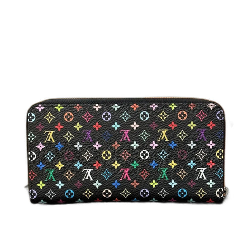 Louis Vuitton Monogram Multicolor Zippy Wallet Round Zipper Long Wallet
