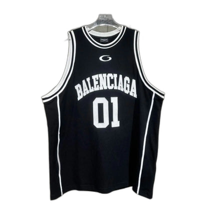 BALENCIAGA BASKETBALL SERIES VISCOSE JACQUARD TANK TOP
