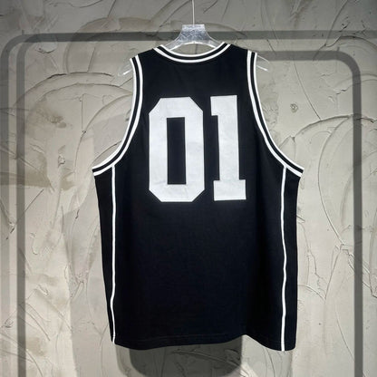 BALENCIAGA BASKETBALL SERIES VISCOSE JACQUARD TANK TOP