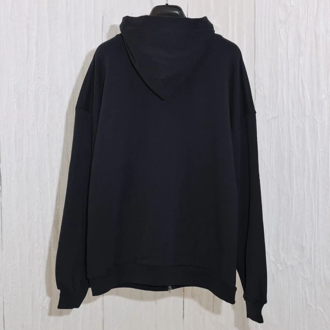 Balenciaga x Under Armour Zip-Up Hoodie 'Black White'