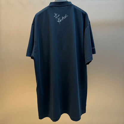 BALENCIAGA Kim K Oversized T-Shirt "Faded Black"