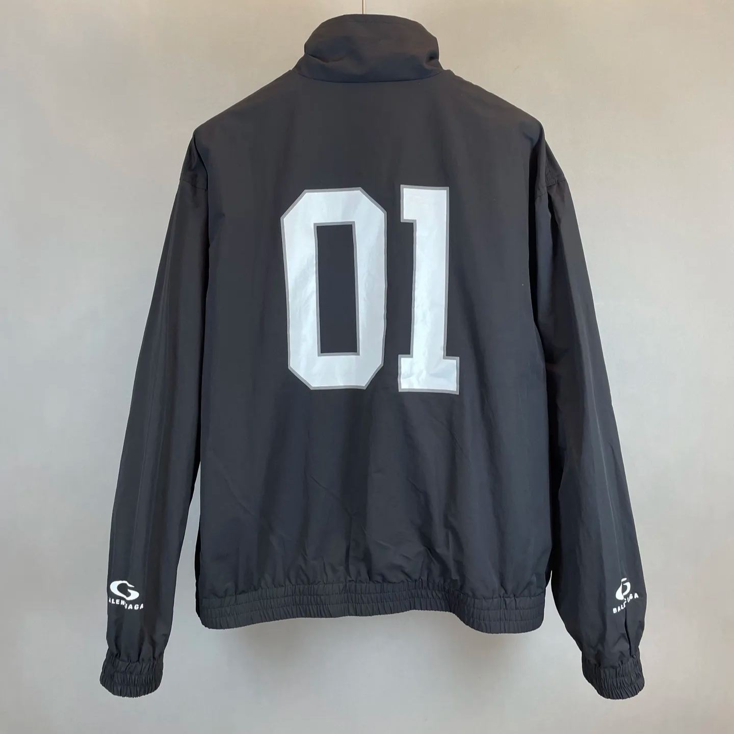BALENCIAGA Men's Basketball Series Tracksuit Jacket "Black"