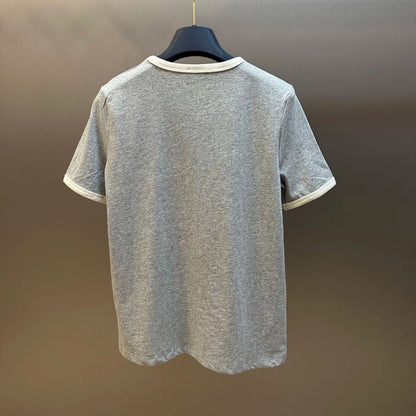 CELINE ANCHOR COTTON JERSEY 70S T-SHIRT