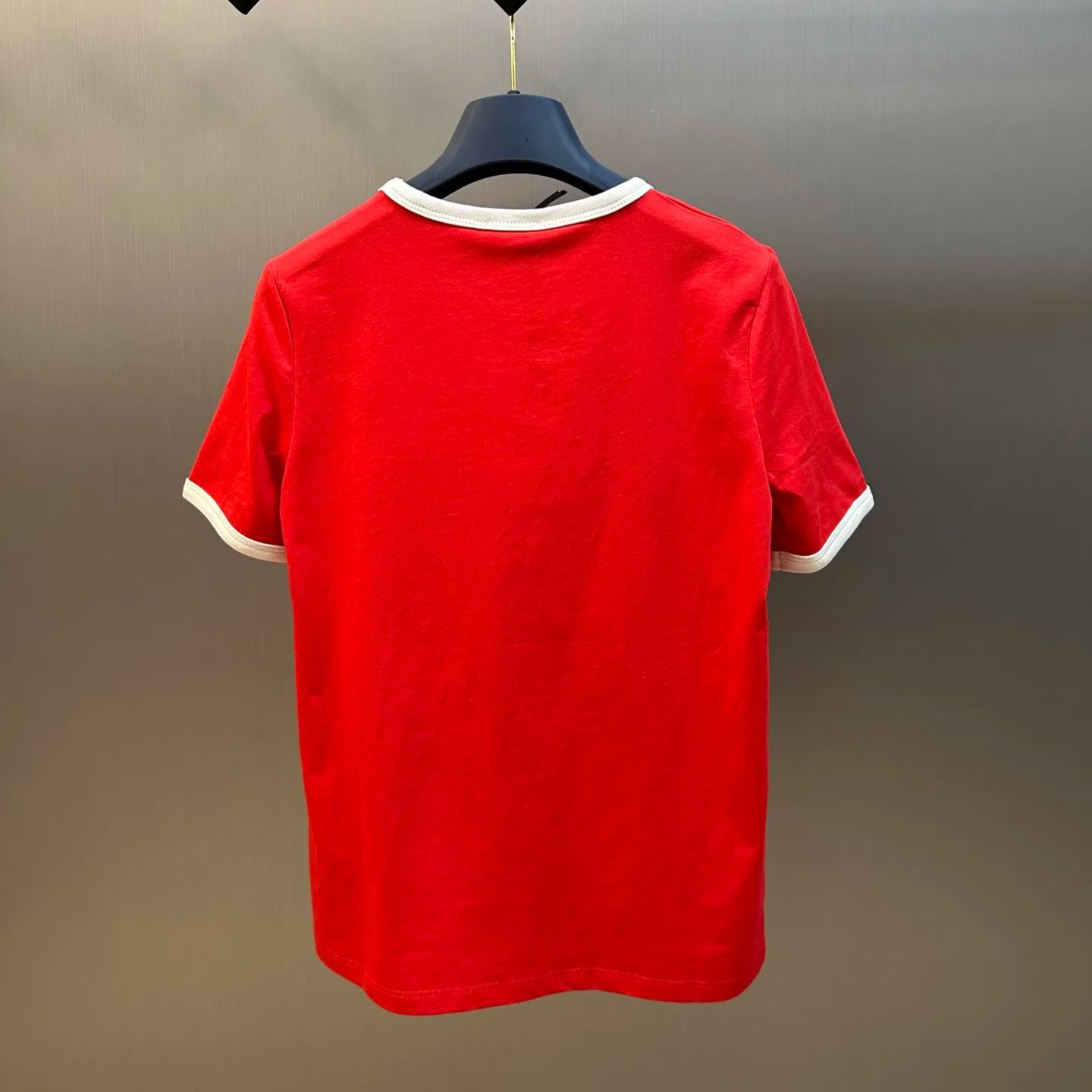 CELINE ANCHOR COTTON JERSEY 70S T-SHIRT