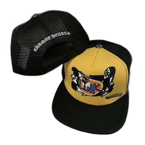 Chrome Hearts Matty Boy Sex Records Link Trucker Hat Metal material (non-silver)