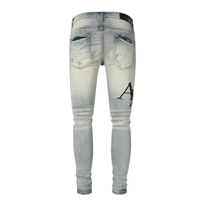 AMIRI Staggered-logo jeans