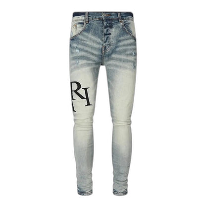 AMIRI Staggered-logo jeans