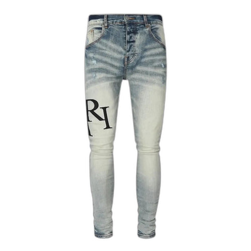 AMIRI Staggered-logo jeans