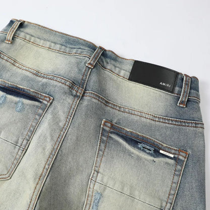 AMIRI Staggered-logo jeans