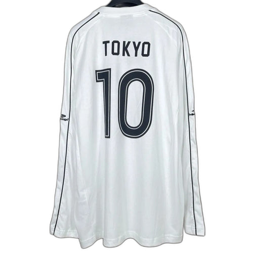 BALENCIAGA   SOCCER LONG SLEEVE OVERSIZED T-SHIRT