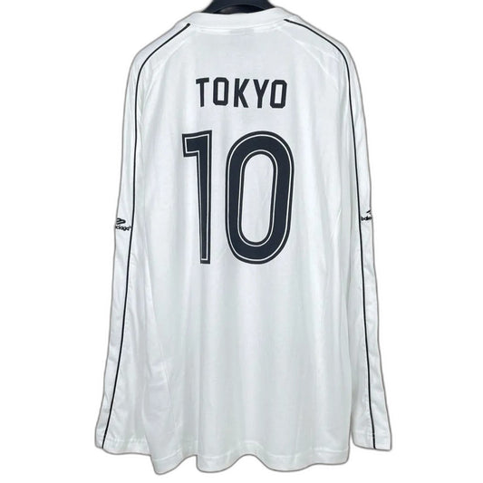 BALENCIAGA   SOCCER LONG SLEEVE OVERSIZED T-SHIRT