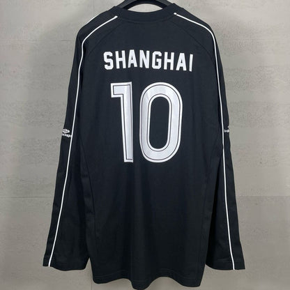 BALENCIAGA   SOCCER LONG SLEEVE OVERSIZED T-SHIRT