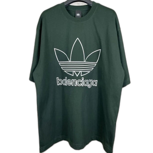 Balenciaga 24ss clover joint embroidery T-shirt