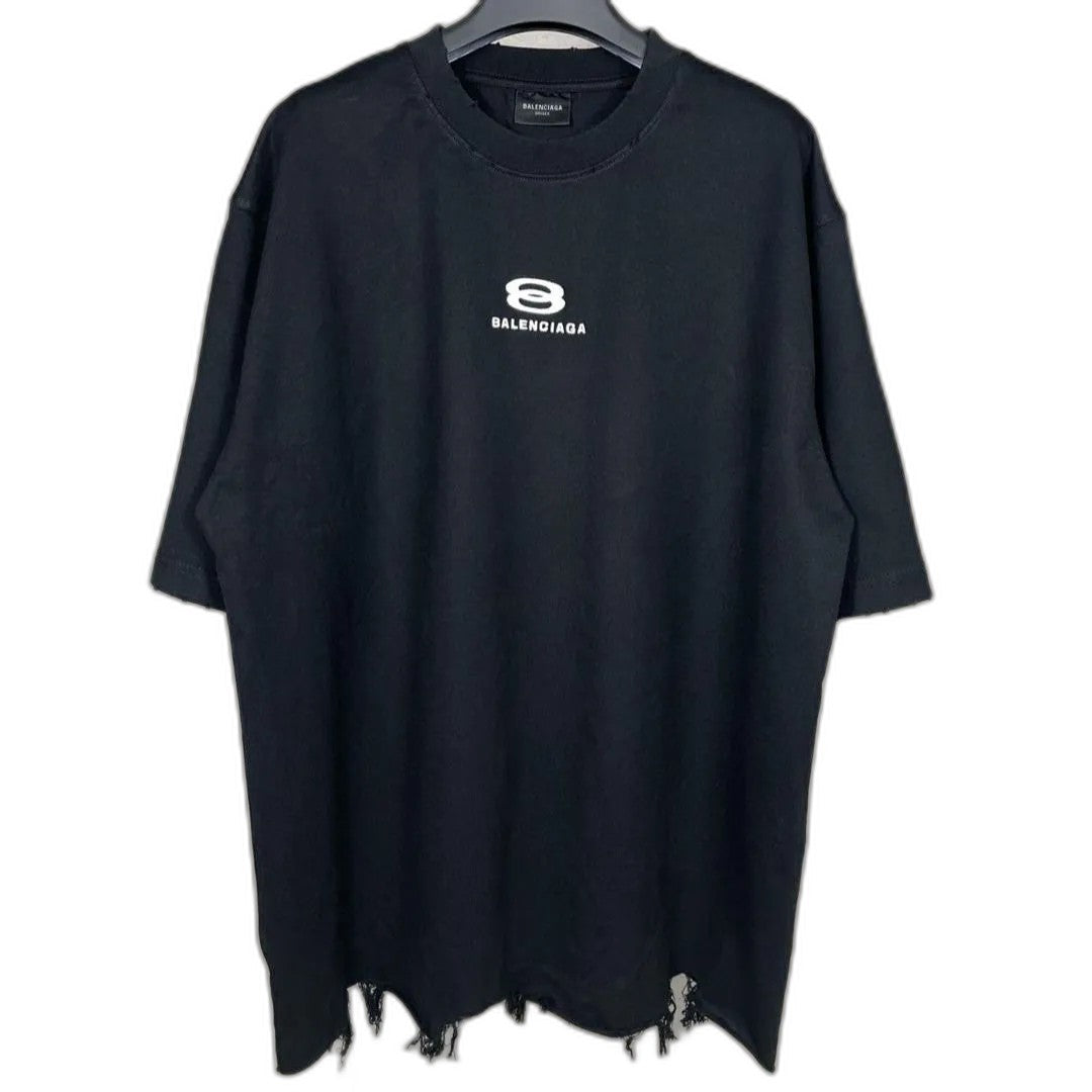 Balenciaga tassel embroidered T-shirt
