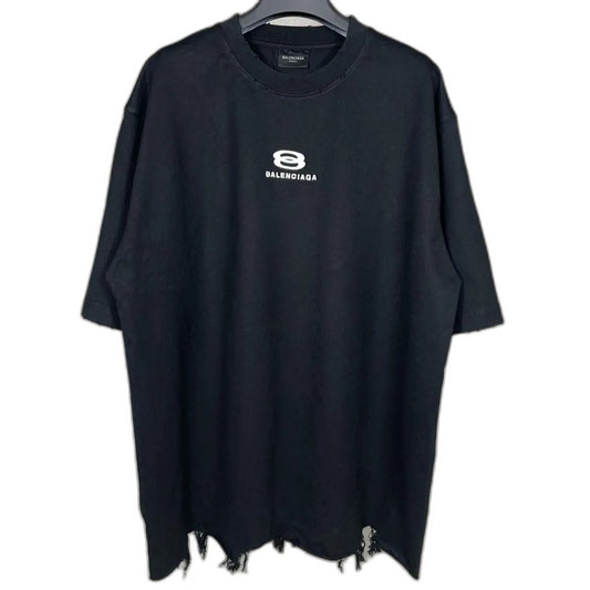 Balenciaga tassel embroidered T-shirt