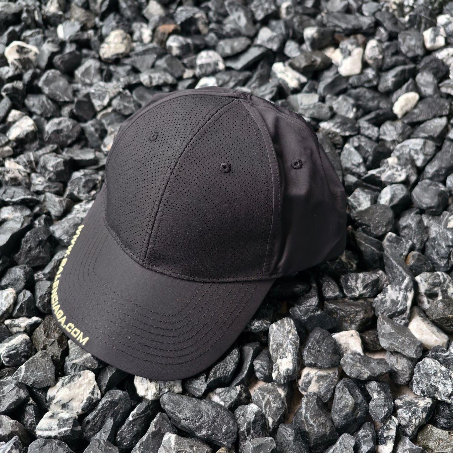 Balenciaga Logo Embroidered Mesh Baseball Cap