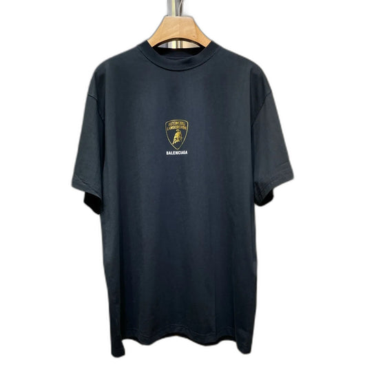 BALENCIAGA Automobili Lamborghini Men's Oversized T-Shirt "Faded Black"