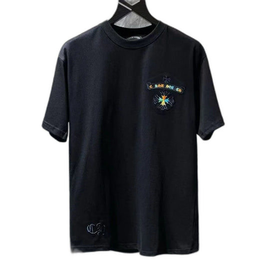 Chrome Hearts horseshoe embroidered short sleeve T-shirt