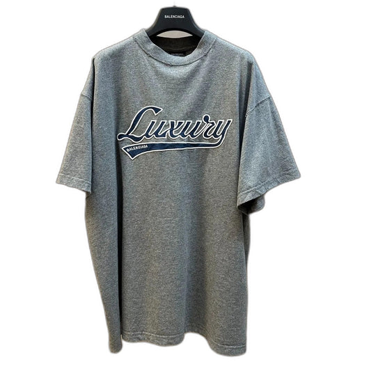 Balenciaga Men's Luxury Script Oversized T-shirt