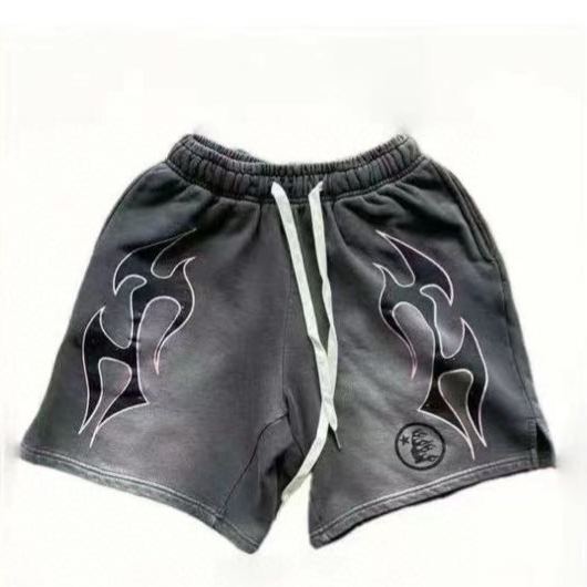 Hellstar x Complex Sports Flame Shorts 'Pink