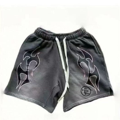 Hellstar x Complex Sports Flame Shorts 'Pink