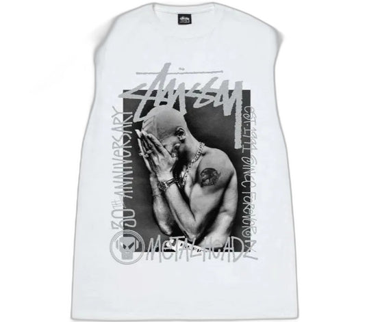 Stussy x Goldie Metalheadz 30 Tee "White"