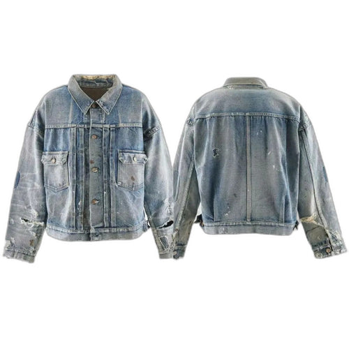 SAINT Mxxxxxx BJ_DENIM JACKET/DAMAGE