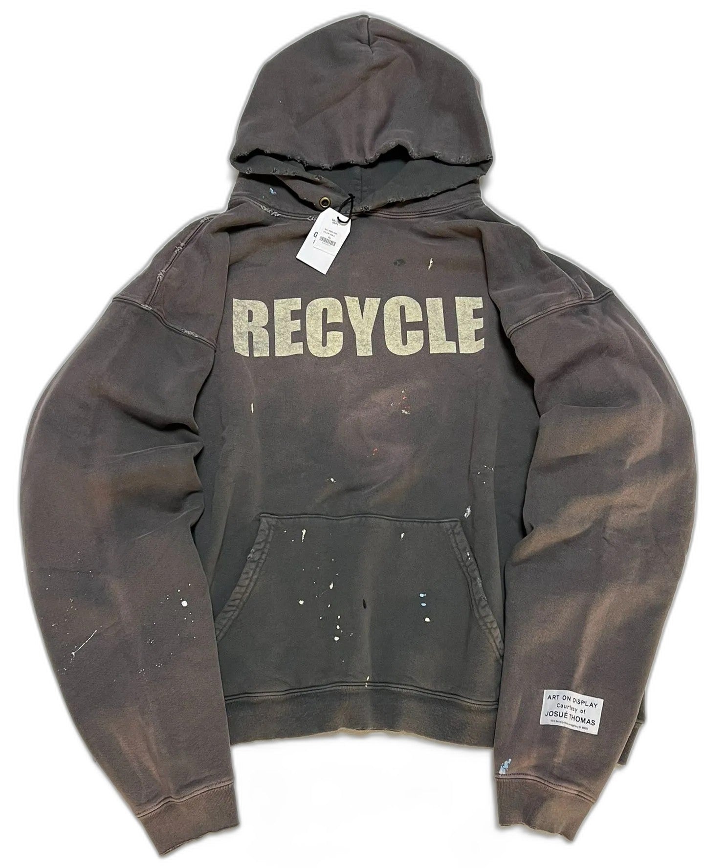 Gallery Dept. 90s Recycle Hoodie - Washed Black