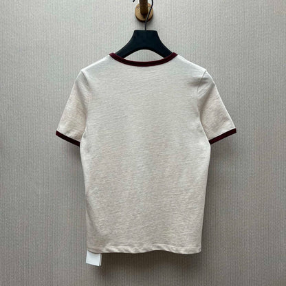CELINE 70's blason t-shirt IN cotton jersey