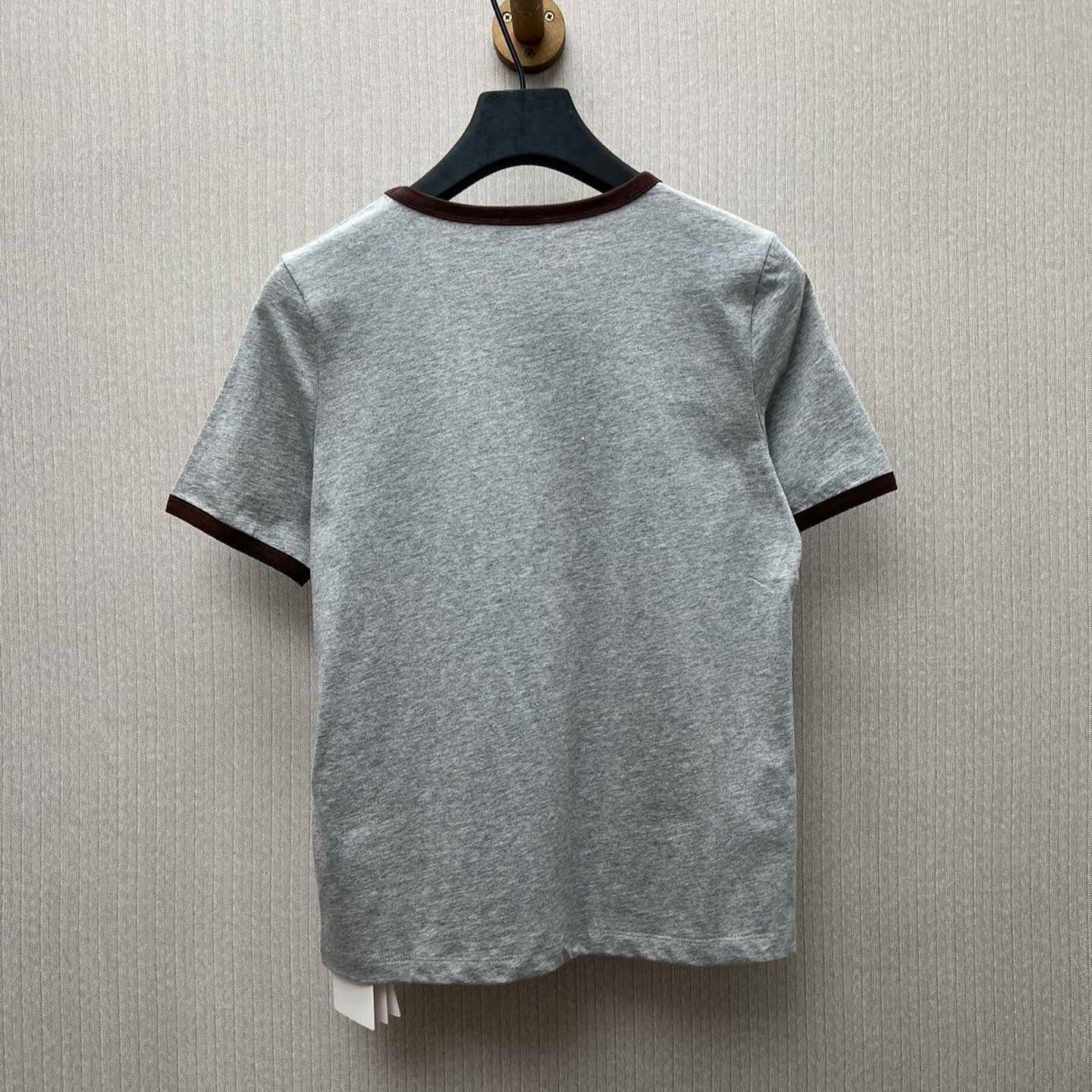 CELINE 70's blason t-shirt IN cotton jersey