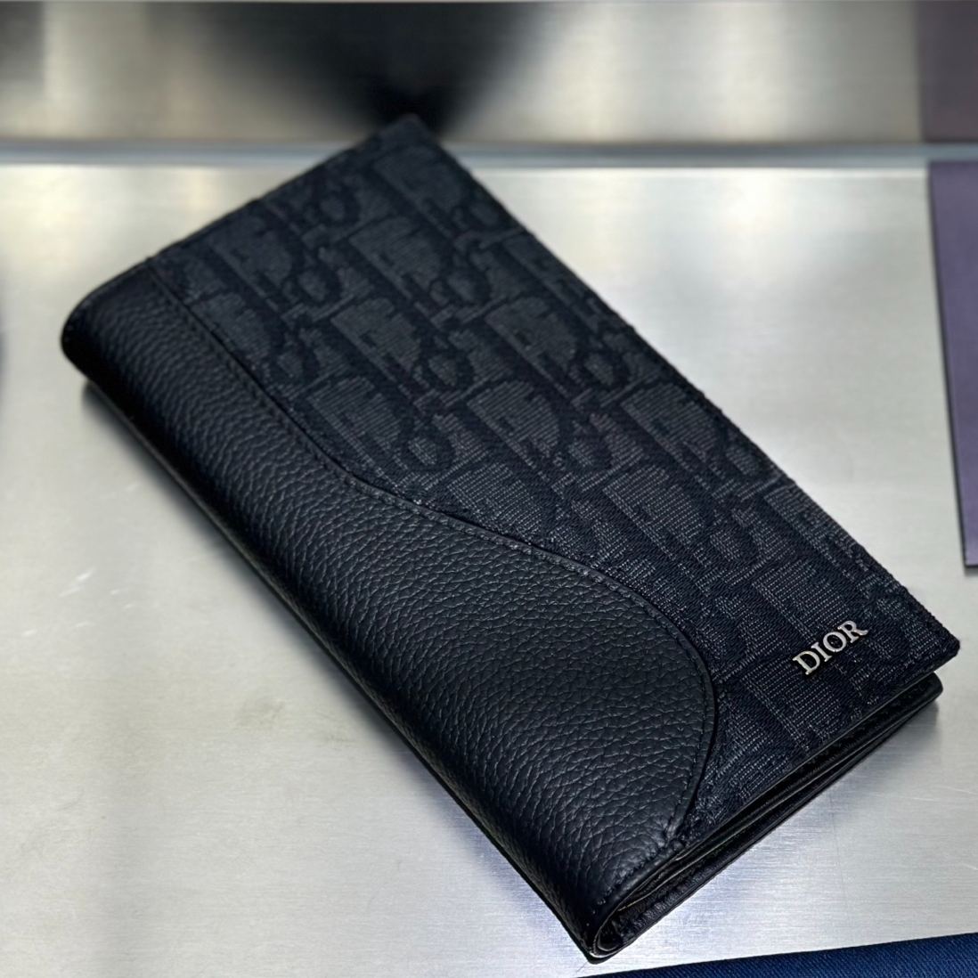 DIOR Saddle Oblique Long Wallet