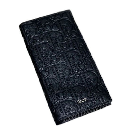 Dior Vertical ZIP long wallet Bi-fold purse