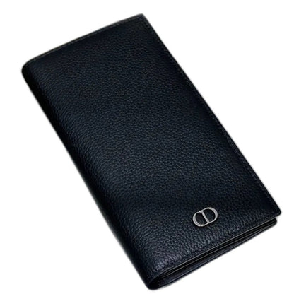 Dior Men's Long Wallet with Bifold Coin Pocket