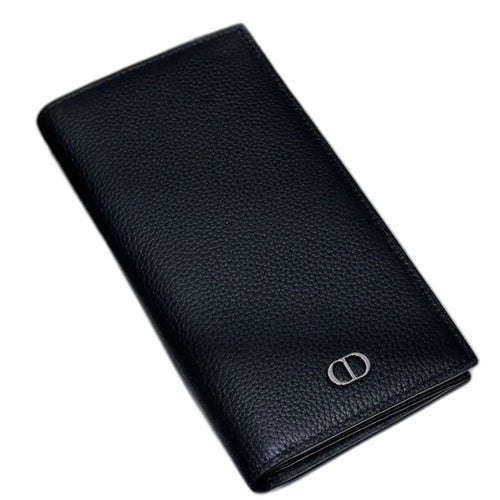Dior Men's Long Wallet with Bifold Coin Pocket