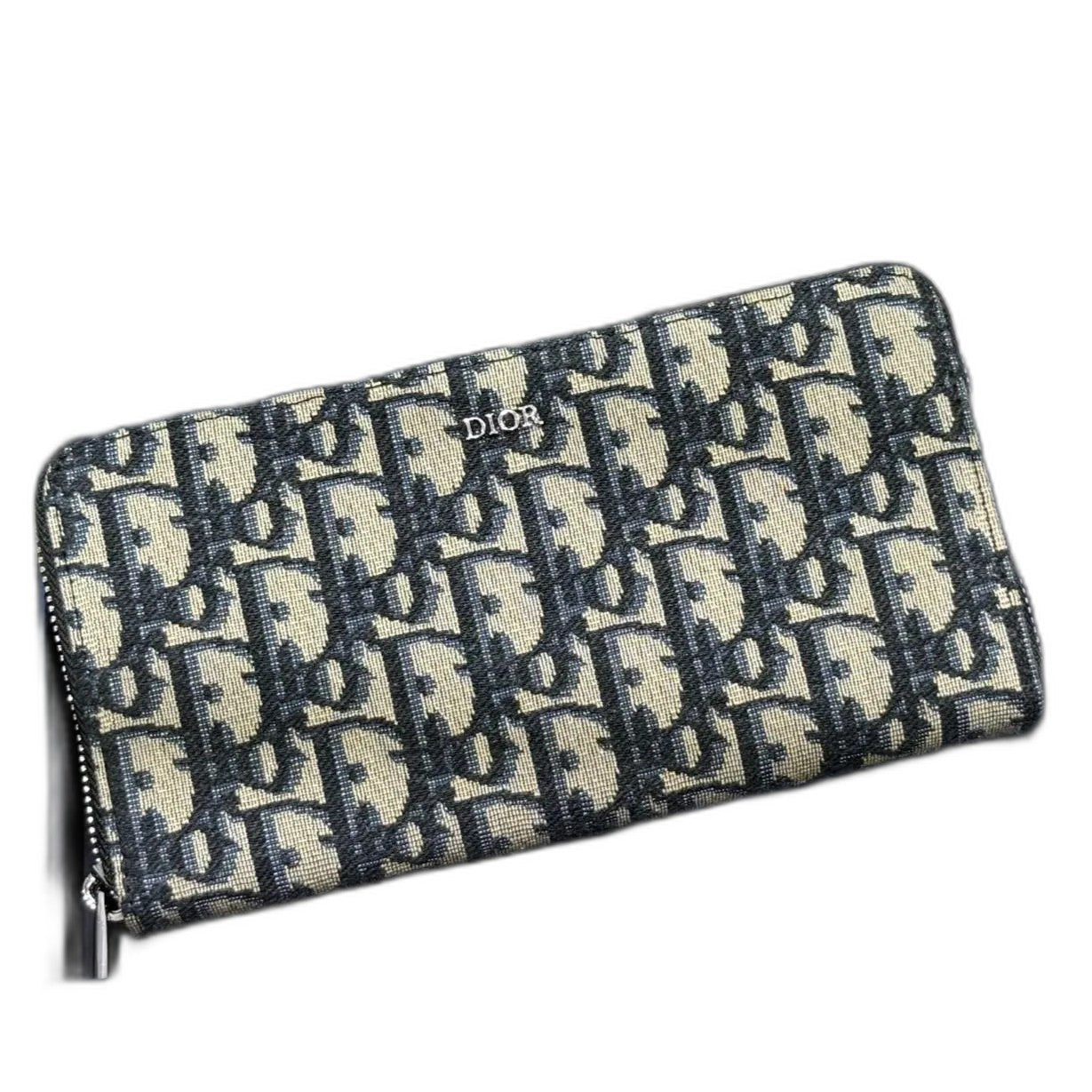 Dior Round zipper wallet