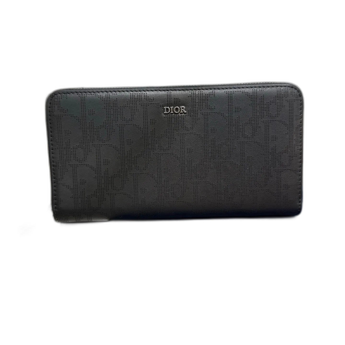 Dior Zipped Long Wallet Black Dior Oblique Galaxy