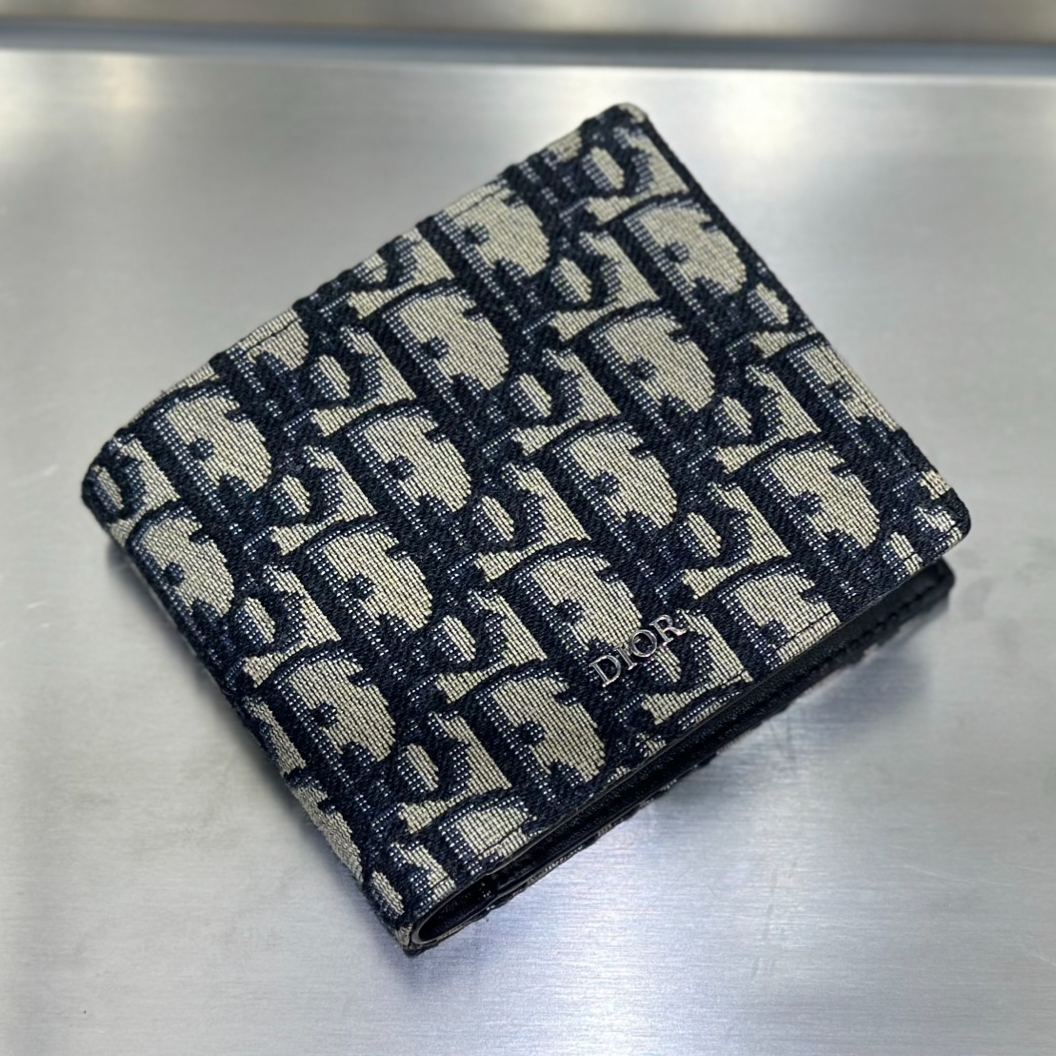 DIOR Logo folding wallet