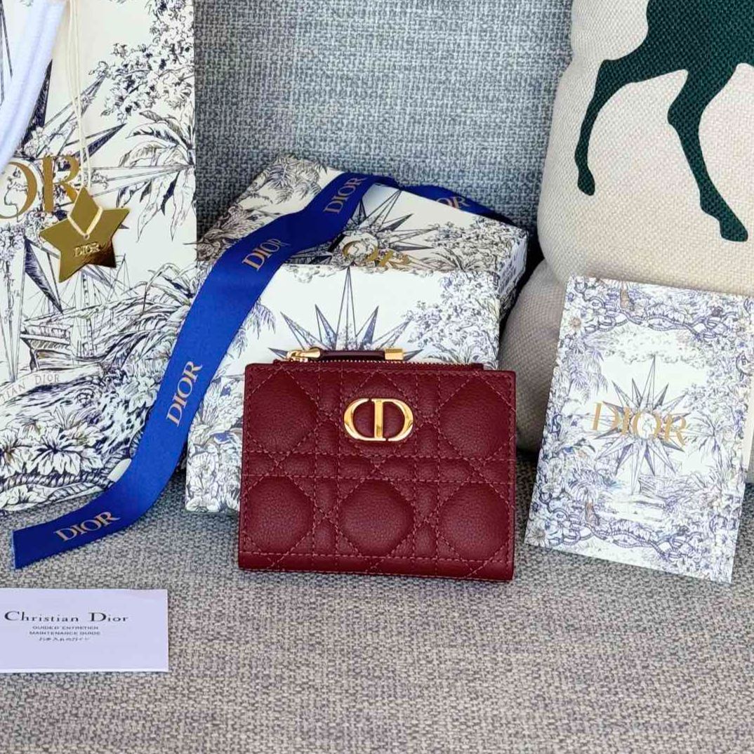Dior 30 Montaigne Dahlia Wallet