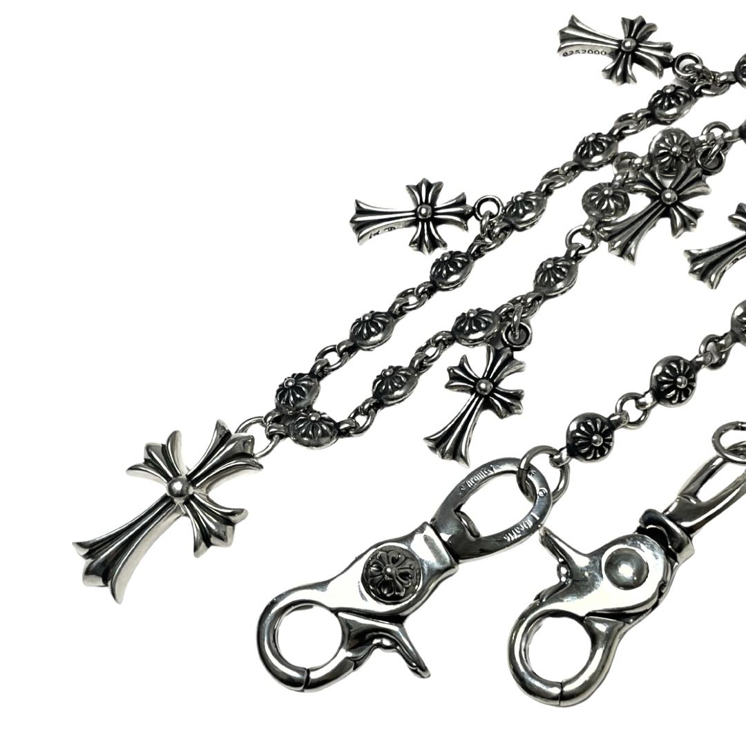 Chrome Heart Cross Beaded Pants Chain