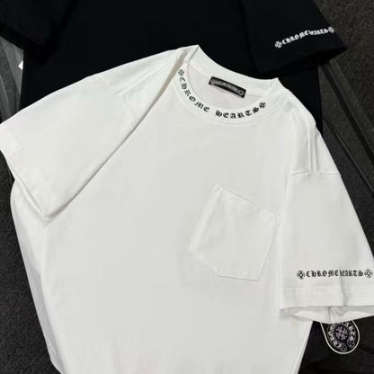 CHROME HEARTS NECK LOGO S/S TEE
