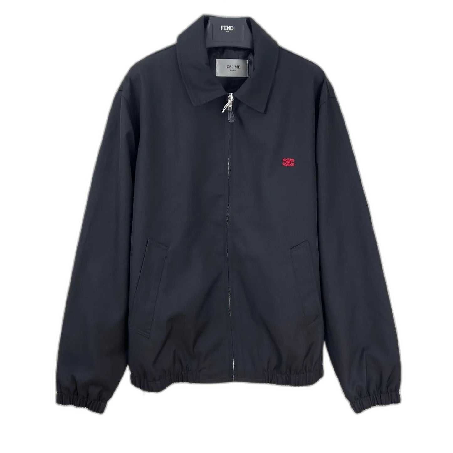CELINE Blouson in Cotton and Wool Gabardine