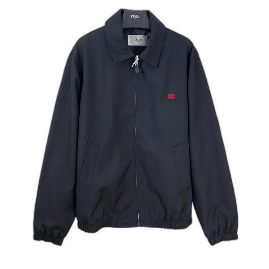 CELINE Blouson in Cotton and Wool Gabardine