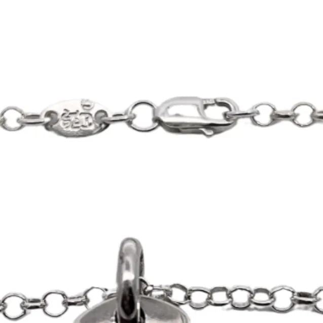 Chrome Heart Single Bead Necklace -pearl