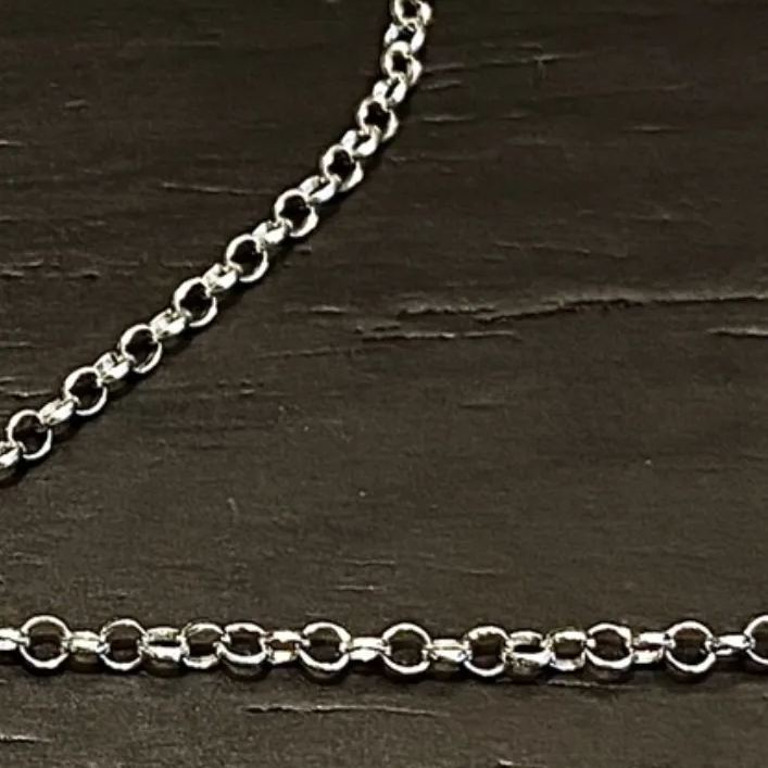 Chrome Heart Single Bead Necklace -pearl
