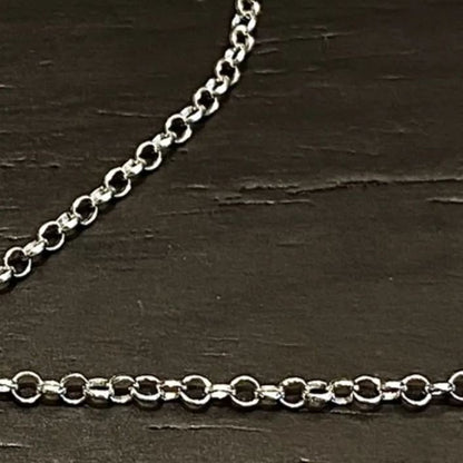 Chrome Heart Single Bead Necklace -pearl