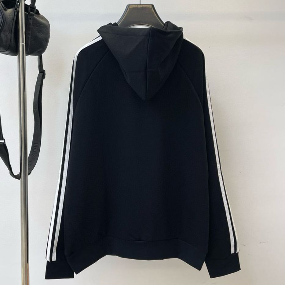 adidas BALENCIAGA Hoodie Large Fit "Black"