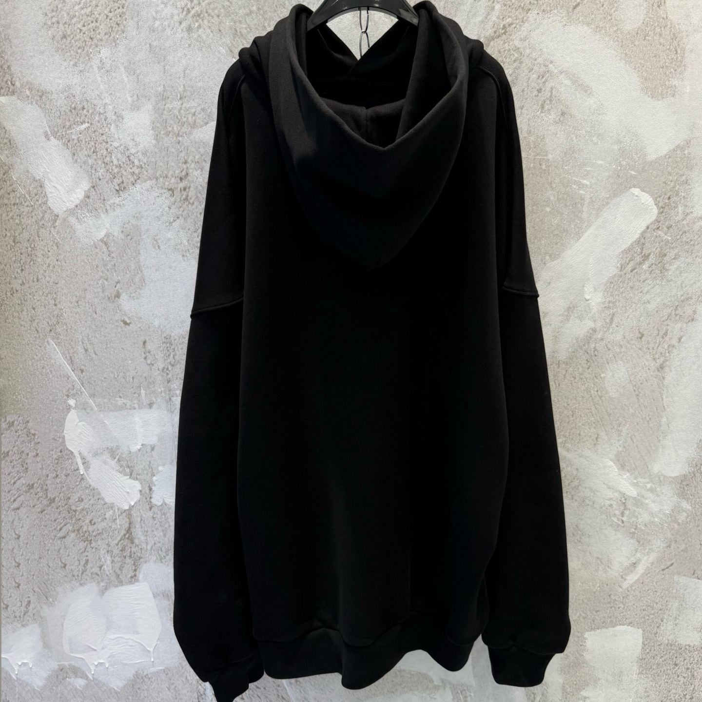 Balenciaga City of Angels Hoodie, Medium Fit, Heather Black